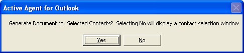 export data contact selection